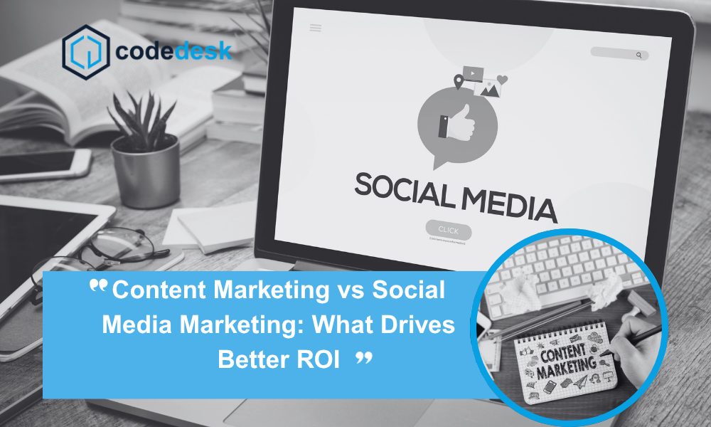 content marketing vs social media marketing